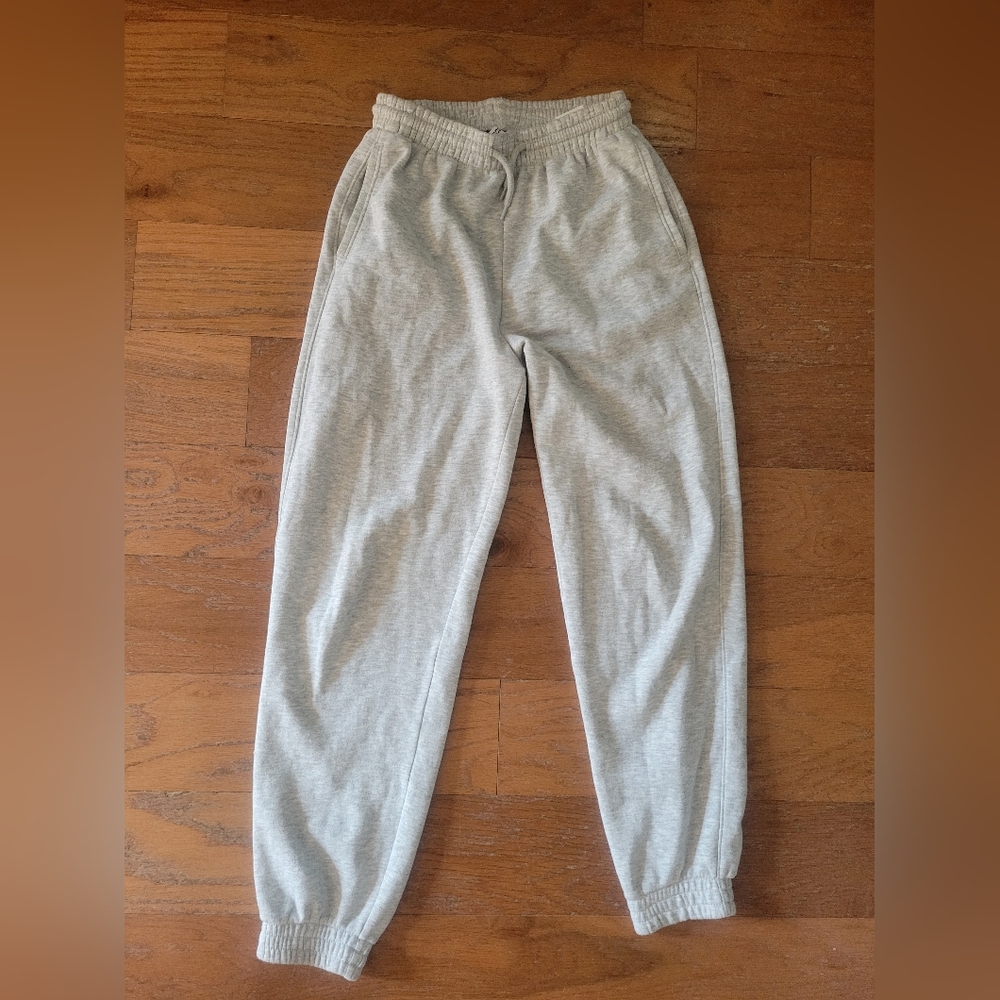 H&M Light Gray Jogger Sweatpants